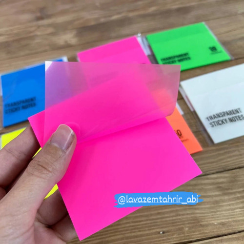 استیک نوت شفاف سایز 7.5*7.5